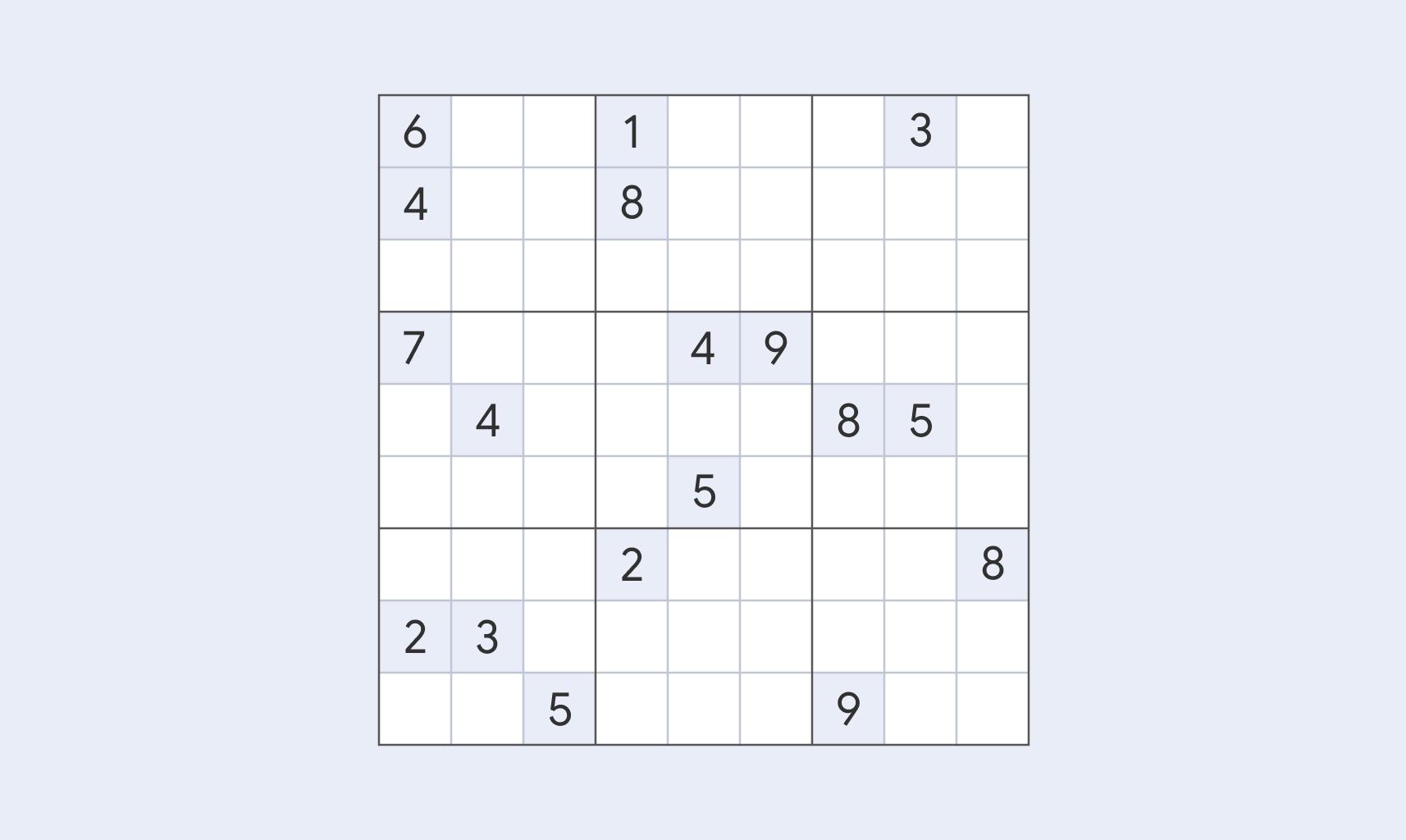 Master Sudoku puzzle example